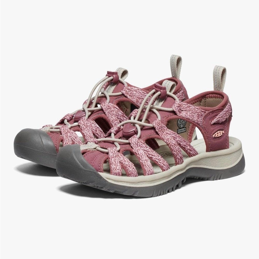 Keen Rose Brown and Peach Parfait Whisper Sandals